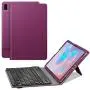 Fintie Keyboard Case for Samsung Galaxy Tab S6 10.5'' 2019 (Model SM-T860/T865/T867), [Patented S Pen Slot Design] Folio Stand Cover with Removable Wireless Bluetooth Keyboard, Purple