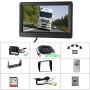 Car Backup Cameras System Build-in DVR,2 x HD 1080P 4Pin Front Rear View Camera ip69 IR Night Vision + 7'' IPS HD Split Monitor with SD Record 12V~24V for RV Truck Bus Camper Vehicle