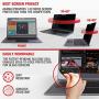15.6 inch Akamai Computer Privacy Screen (16:9) - Removable Edge to Edge Glass - Blue Light Screen Protector - Laptop Anti Glare Screen Protector
