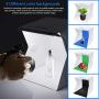 Neewer Mini Photo Studio Box, 22cm Portable Photography Shooting Light Tent, Folding Lighting Softbox with 1 LED Strip 20pcs SMD LED Beads & 4 Backdrops for Product Display, Undimmable/USB Powered