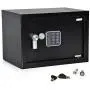 Home Security Electronic Lock Box - Safe with Mechanical Override, Digital Combination Lock Safe, LED Low Battery Indicator, Includes Mounting Bolts, Keys & (4) x ‘AA’ Batteries - SereneLife SLSFE15