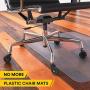 Office Chair Wheels Replacement Set of 5 - NO MORE CHAIR MATS - Office Chair Wheels for HARDWOOD FLOORS - Smooth Rolling Replacement Wheels for Office Chair - Rollerblade Style Office Chair Casters
