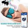 MUSICOZY Sleep Headphones 3D Bluetooth 5.0 Wireless Headband Sleep Mask, Sleeping Headphones Music Eye Mask for Side Sleepers. Air Travel, Built-in Ultra Thin Speakers Microphones Noice Cancelling