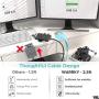 SD Card Reader 7 in 1, WARRKY Multi-Card Reader Hub for 3 USB 3.0, 4 Memory Cards [Fast, Simultaneous, Versatile] for Micro SD, TF, SDHC, SDXC, MMC, Micro SDXC, Micro SDHC, MS, UHS-I, CF, CFI