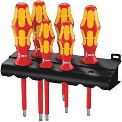 Wera Kraftform Plus 160i/6 Insulated Professional Screwdriver Set, 6-Piece