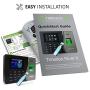 Timedox Silver Plus Biometric Fingerprint Time Clock for Employees | $0 No Monthly Fee | One-Time payment for the software is required | Export Dynamic Reports to Payroll | 2 Yr. Warranty | US Support