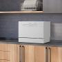 Danby DDW621WDB Countertop Dishwasher with 6 Place Settings, 6 Wash Cycles and Silverware Basket, Energy Star-Rated with Low Water Consumption and Quiet Operation