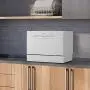 Danby DDW621WDB Countertop Dishwasher with 6 Place Settings, 6 Wash Cycles and Silverware Basket, Energy Star-Rated with Low Water Consumption and Quiet Operation