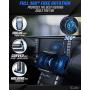 CarKit 2-in-1 Ultimate Hands Free Car Phone Holder Mount [with Bonus Car Charger] | Easy Clamp CD Phone Holder for Car & Clip Car Vent Phone Mount Fits for iPhone, Samsung, LG and Other Smartphones