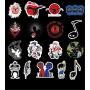 Cartoon Death Note Stickers for Water Bottles 50 Pack Cute,Waterproof,Aesthetic,Trendy Stickers for Teens,Girls Perfect for Waterbottle,Laptop,Phone,Travel Extra Durable Vinyl (Death Note)