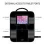 Moms Besty Car Back Seat Organizer for Kids and Toddlers - Touch Screen Tablet Holder for Android & iOS Tablets - Multipurpose Use as Auto Seat Back Protector, Kick Mat, Car Organizer