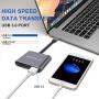 Manifun USB C to HDMI multiport Adapter, Thunderbolt 3 to HDMI 4K Port, USB 3.0 Port, USB C Power Charging Port Compatible MacBook Pro, MacBook, Samsung Galaxy S9/S10/ S20/ Note 9/Note 10/Note 20