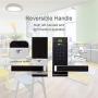 ZKTeco Smart Door Lock, Keyless Entry Door Lock Deadbolt with keypad, Fingerprint Door Lock, Electronic Deadbolt Lock, Biometric Door Lock Work with APP, Code, Fingerprint