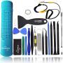 Opening Pry Tool Repair Kit with Anti-Static Wrist Strap ESD Safe Insulation Silicone Soldering Mat Heat Resistant Magnetic Work Pad, Bars, Spudgers, For Laptop Computer Electronics by DREMINOVA