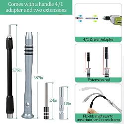 Precision Screwdrivers Set,Lifegoo 64 in 1 Mini S2 Steel Magnetic Driver Bits Repair Tool Kit for iPhone/Ipad/MacBook PC Game/Xbox ONE/360 PS3 PS4/NS Switch/Camera/Toys/Watches & Eyeglasses Ect -Green