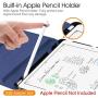 Fintie Rotating Case for New iPad 8th Gen (2020) / 7th Generation (2019) 10.2 Inch - [Built-in Pencil Holder] 360 Degree Rotating Smart Protective Stand Cover with Auto Sleep/Wake, Navy
