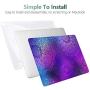 Batianda Case for MacBook Pro 16 inch 2019 Release Model A2141, Hard Shell Case for Newest MacBook Pro 16-inch Retina Display with Touch Bar & Touch ID, Purple Mandala
