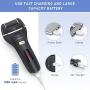 Liberex Electric Callus Remover - Rechargeable Foot File Callus Shaver Hard Skin Remover Pedicure Tools with 4 Roller Heads, for Cracked Heels Calluses and Dead Skin, 2 Speed, Battery Display