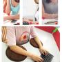 2Pcs Portable Round Computer Wrist Elbow Rest Pad, AUHOKY Upgraded Thickened Cotton Keyboard Elbow Pad, Premium Arm Support Mat for Office Table Desktop Working Gaming-Less Strain (9.8 Inch) (Brown)