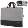 Ytonet Laptop Case, 15.6 inch TSA Laptop Sleeve Water Resistant Durable Computer Carrying Case for 15.6 inch HP, Dell, Lenovo, Asus Notebook, Gifts for Men Women, Grey