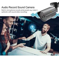 [2020 Newest] Jennov HD Home CCTV Security Camera System Outdoor Indoor Wired Night Vision Surveillance Video AHD 1080P Cameras H.264+ 8CH DVR Recorder Kit with Audio, 1TB Hard Drive