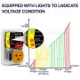 Voltage Protector, Surge Protector for Home Appliance, Voltage Brownout Outlet 110V 20A 2200 Watts
