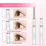 Heated Eyelash Curler, TOUCHBeauty USB Rechargeable Electric Eyelash Curlers with 3 Temperature Settings Silicone Comb Lash Curler for Women Quick Natural Curling Safe Painless Long Lasting