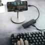 AUKEY USB C Hub Ultra Slim USB C Adapter with 4 USB 3.0 Ports USB Type C Hub for MacBook Pro, Google Chromebook Pixelbook, XPS, Samsung S9/S8 and More USB Type C Devices (Black)