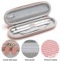 Koonice Premium Pencil Holder Case fits Apple Pencil 1 and 2 (Rose Gold)