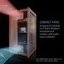 AC Infinity AIRPLATE S1, Quiet Cooling Fan System 4'' with Speed Control, for Home Theater AV Cabinets