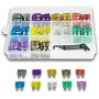 150x Blade Car Fuses Assortment Kit 2A/3A/5A/7.5A/10A/15A/20A/25A/30A/35A AMP Assorted Set +Puller ATC/ATO for Boat,Marine,RV,SUV