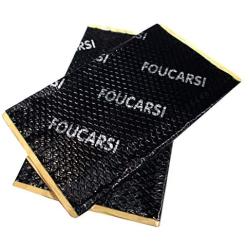 GRNERIC 80 mil 36 sqft Car Sound Deadening Mat, Waterproof Auto Foil Installation, Sound Dampening Insulator, Butyl Automotive Sound Deadener, Audio Noise Insulation and dampening (Black)