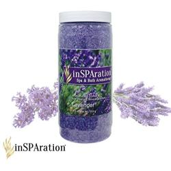 InSPAration 7463 Lavender Crystals-Epsom Salts, 19 oz, Purple