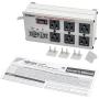 Tripp Lite ISOBAR6Ultra Isobar 6 Outlet Surge Protector Power Strip, 6ft Cord, Right-Angle Plug, Metal, Lifetime Limited Warranty & $50,000 Insurance White