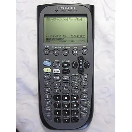 TI-89 Titanium Programmable Graphing Calculator, Sold as 1 Each
