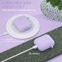 CTYBB for Airpod Case,Silicone Airpods Case Cover with Fur Ball Keychain Compatible with Apple Airpods 2/1 (Front LED Visible)