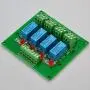 Electronics-Salon 4 DPDT Signal Relay Module Board, DC 5V Version, for Arduino Raspberry-Pi 8051 PIC.