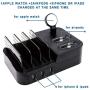 Iootmoy 6 Port USB Charging Station Multi Device USB Charging Dock Station HUB Desktop Charger Stand Organizer Compatible for iPhone ipad Airpods iwatch Kindle Tablet Multiple Devices Iootmoy 6 Port USB Charging Station Multi Device USB Charging Dock Station HUB Desktop Charger Stand Organizer Compatible for iPhone ipad Airpods iwatch Kindle Tablet Multiple Devices