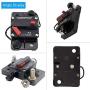 ANJOSHI 30 Amp Circuit Breaker 20A-300A with Manual Reset Waterproof Inline Fuse Inverter for Marine Trolling Motors Boat ATV Manual Power 12V-48VDC