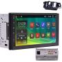 Android 10.0 Car Radio Bluetooth Double 2 Din Car Stereo with Backup Camera Standard in Dash 7 inch Capacitive Touch Screen 2Din Head Unit Support GPS WiF 4G USB SD Mirror Link Steering Wheel Control