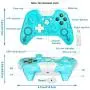 Wireless Controller for Xbox One, Fit for Xbox One S/One X/PS3 /One Elite/Windows 7/8/10,Usergaing Wireless PC Gamepad with 2.4GHZ Wireless Adapter(Blue)
