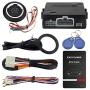 EASYGUARD EC110 RFID car Alarm kit with Push Start Stop Button with Remote Engine Start for Automatic Cars Optional DC12V