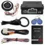 EASYGUARD EC110 RFID car Alarm kit with Push Start Stop Button with Remote Engine Start for Automatic Cars Optional DC12V