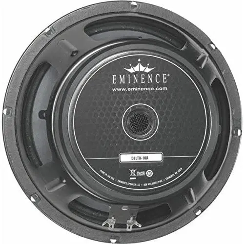 Eminence American Standard Delta-10A 10'' Pro Audio Speaker, 350 Watts at 8 Ohms