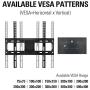 Mounting Dream TV Mount Full Motion TV Wall Mounts for 26-55 Inch Flat Screen TV, Wall Mount TV Bracket with Dual Arms, Max VESA 400x400mm and 99 LBS, Fits 16'', 18'', 24'' Studs MD2380-24K TV Mounts
