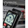 KAIWEETS Digital Multimeter Auto-Ranging 6000 Counts TRMS Ultra-Portable Multimeter Tester Frequency Counter Voltmeter/Ohmmeter/Capacitance Meters, Measures Voltage Current Resistance Continuity