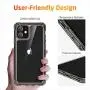 ESR Air Armor Case Compatible with iPhone 11 [Shock-Absorbing] [Scratch-Resistant] [Military Grade Protection] Hard PC + Flexible TPU Frame, for 6.1-Inch, Transparent Black