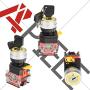 APIELE 22mm Key Switch 440V 10A 1NO1NC (3 Position, Momentary)
