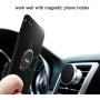 Ailun Phone Ring Stand Holder 2Pack Compatible with iPhone X 8 7 6 6s Plus Galaxy S9 S8 Plus S7 S7 Edge S6 S6 and More Universal 360°Rotation Cellphone Finger Ring Kickstand Grip Silver Black