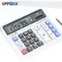 OFFIDIX Office Computer Key Electronic Calculator, Financial Calculators for Bank Stuff and Accouter, Financial Accounting Style 12-Digit Display with Battery and Solar Desktop Calculator Fathers Day OFFIDIX Office Computer Key Electronic Calculator, Financial Calculators for Bank Stuff and Accouter, Financial Accounting Style 12-Digit Display with Battery and Solar Desktop Calculator Fathers Day